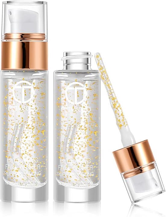 O. Two. O Golden Diamond Radiant Gel 20Ml Gold Foil Micro Particle Pre Makeup Gel Moisturizing Pre Makeup Milk (Transparent Color)
