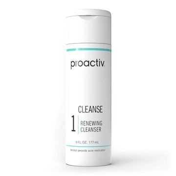 Proactiv Acne Cleanser - Benzoyl Peroxide Face Wash And Acne Treatment - Daily Facial Cleanser And Hyularonic Acid Moisturizer With Exfoliating Beads - 90 Day Supply, 6 Oz