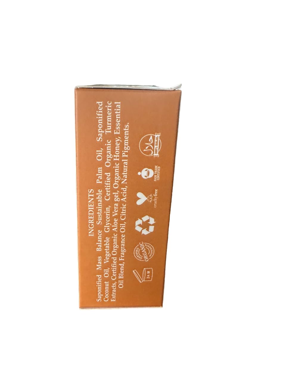Great For Face & Body: Turmeric Natural Soap On Your Face And Body For An All-Over Treatment. The Nourishing Formula Will Make Your Body Glow,Made With Natural Ingredients And Nourishing Ingredients,Ingredients Sustainable Palm Oil Saponified Coconut Oil Vegetable Glycerin Certified Organic Turmeric Extracts Certified Organic Aloe Vera Gel Organic Honey, Essential Oil Blend Fragrance Oil Citric Acid Natural Pigments,Skin Type: Acne Prone,Unit Count Type: Fl Oz