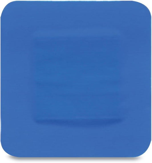 Reliance Medical Dependaplast Rel541 Food Area Plaster, 4 Cm X 4 Cm, Blue (Pack Of 100)