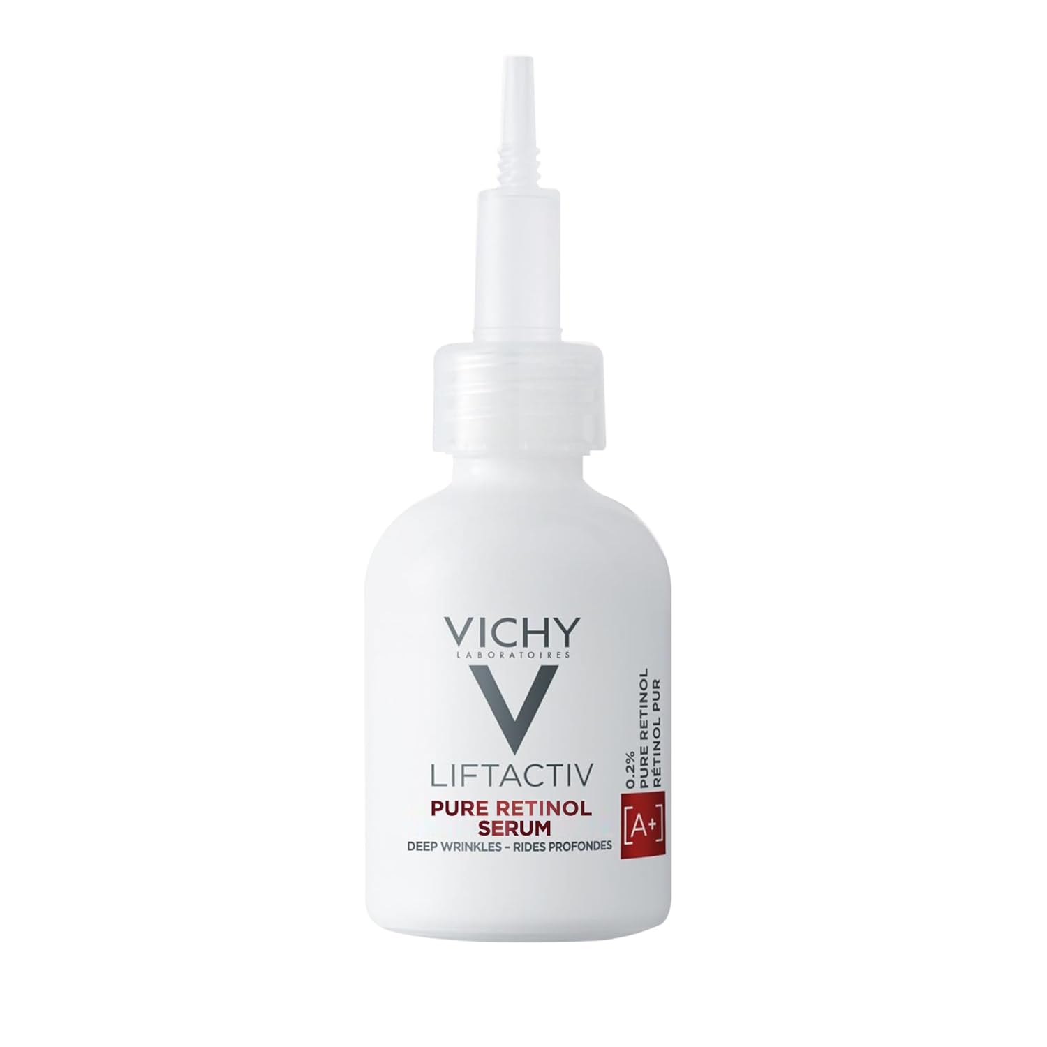 Vichy Liftactiv Pure Retinol Serum For Face, Anti-Aging Face Serum For Wrinkles & Fine Lines, .2% Retinol + Peptides, Resurfaces Skin Sexture To Smooth & Firm Skin, 1 Fl. Oz