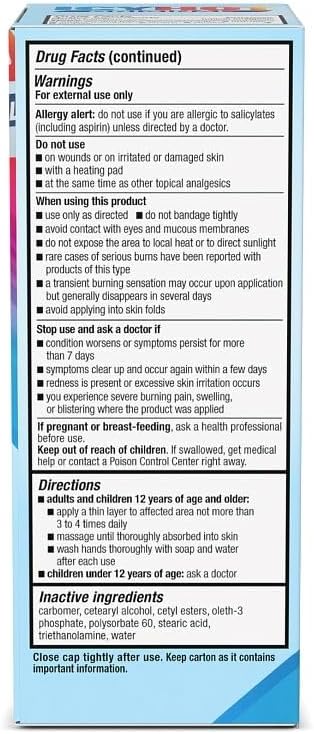 Icy Hot Original Pain Relieving Cream 1.25 Oz. Powerful Pain Relief For Muscles & Joints White