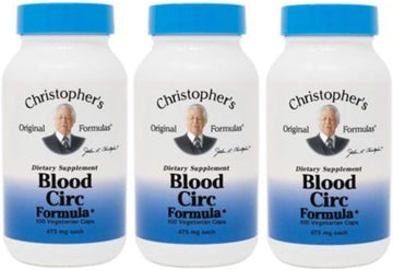 Dr. Christopher'S Blood Circulation Formula - 100 Ct (Pack Of 3)