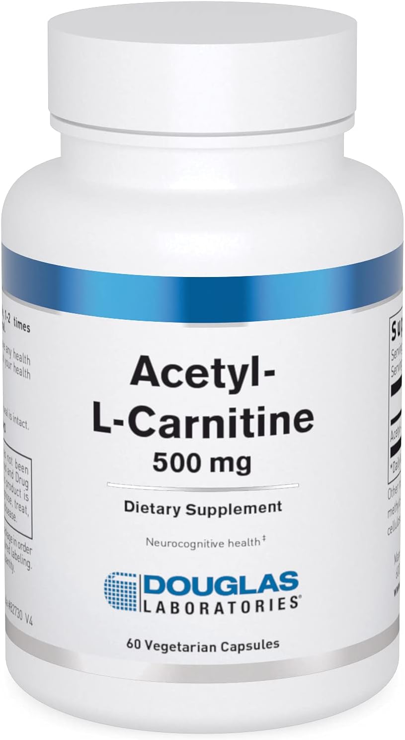 Douglas Laboratories Acetyl L-Carnitine 500 Mg | Supports Brain And Nerve Function During The Normal Aging Process* | 60 Capsules