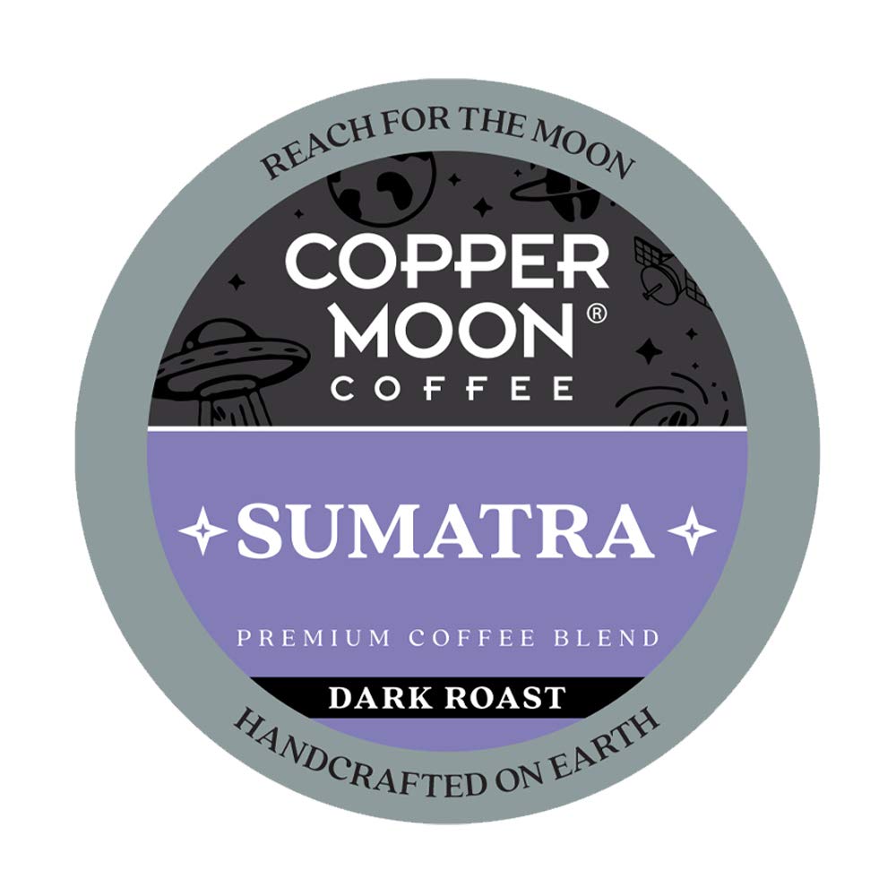 Copper Moon Single Serve Coffee Pods Compatible With Keurig K Cup Brewers, Blend, Sumatra 20 Count