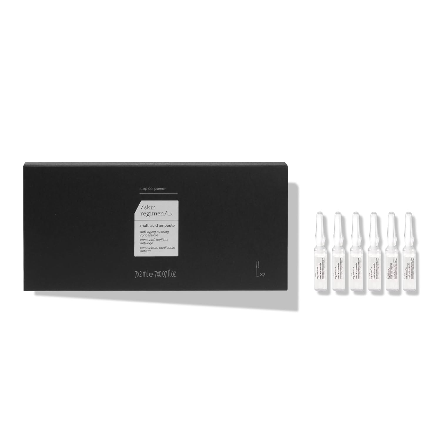 /Skin Regimen/Lx Multi Acid Ampoule, Anti-Aging Clearing Concentrate, 7 X 2Ml Vials