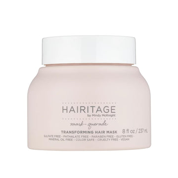 Hairitage Moisturizing Argan Oil Hair Mask Treatment For Anti-Frizz And Hydration - Deep Conditioning Curl Repair Mask With Shea Butter, Aloe & Soy Protein For Dry, Damaged Curly Hair - Soften & Shine