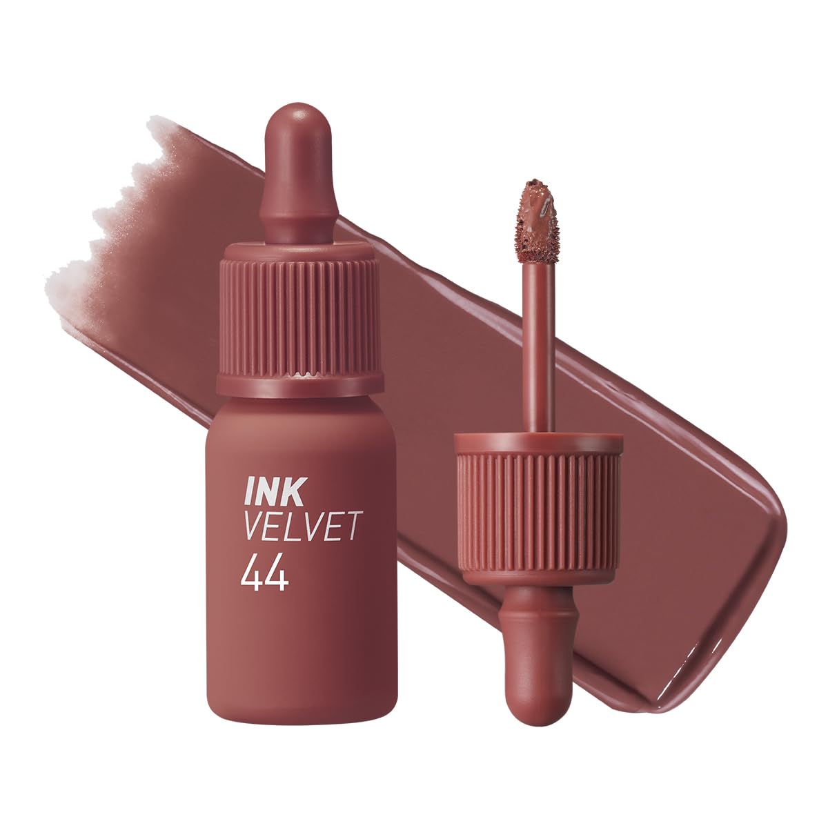 Peripera Ink The Velvet Lip Tint - High Pigment Color, Longwear, Weightless, Not Animal Tested, Gluten-Free, Paraben-Free (044 Chestnut Nude)