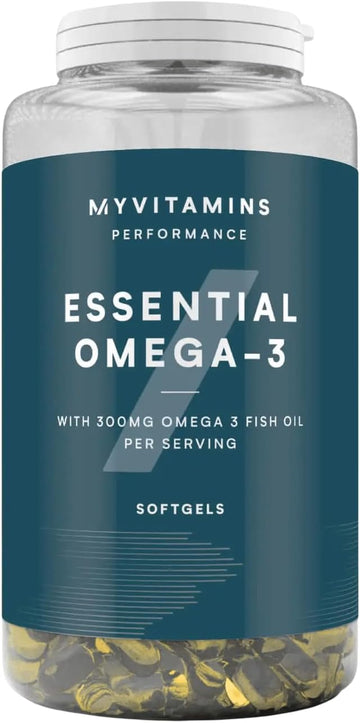 Myprotein Essential Omega 3 | 300Mg Fish Oil Softgels With Epa & Dha | Supports Heart Health, Joint Care & General Wellbeing | 250 Capsules | 80 Day Supply | Omega-3 Fatty Acids Supplement