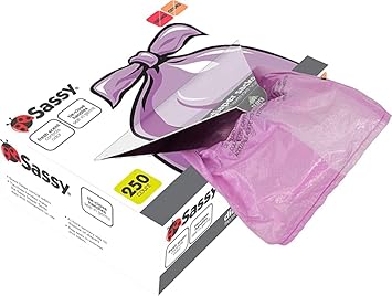 Sassy 250 Count Disposable Diaper Sacks, Lavender Scented, Easy-To-Tie, Diaper Disposal Or Pet Waste Bags
