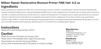 Milbon Repair Restorative Blowout Primer Fine Hair 4.2 Oz : Beauty & Personal Care