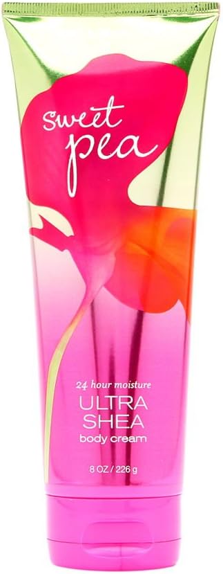 Bath & Body Works Signature Collection Sweet Pea Triple Moisture Body Cream 8 Oz / 226 G