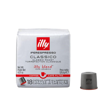 Illy Coffee, Iper Coffee Capsule, Medium Roast Drip Pod, 100% Arabica Bean Signature Italian Blend, Premium Gourmet Roast Brewed, Compatible With Multi Beverage Illy Iperespresso Machines (18 Ct)