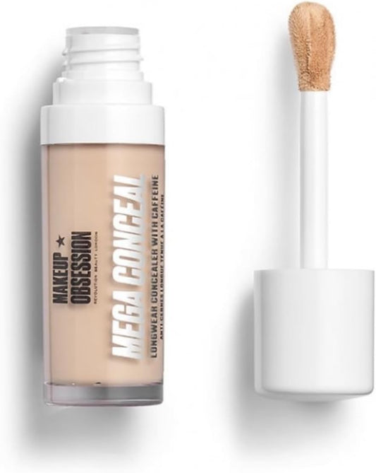 Makeup Obsession Mega Concealer, Light Coverage Liquid Formula, Shade 08