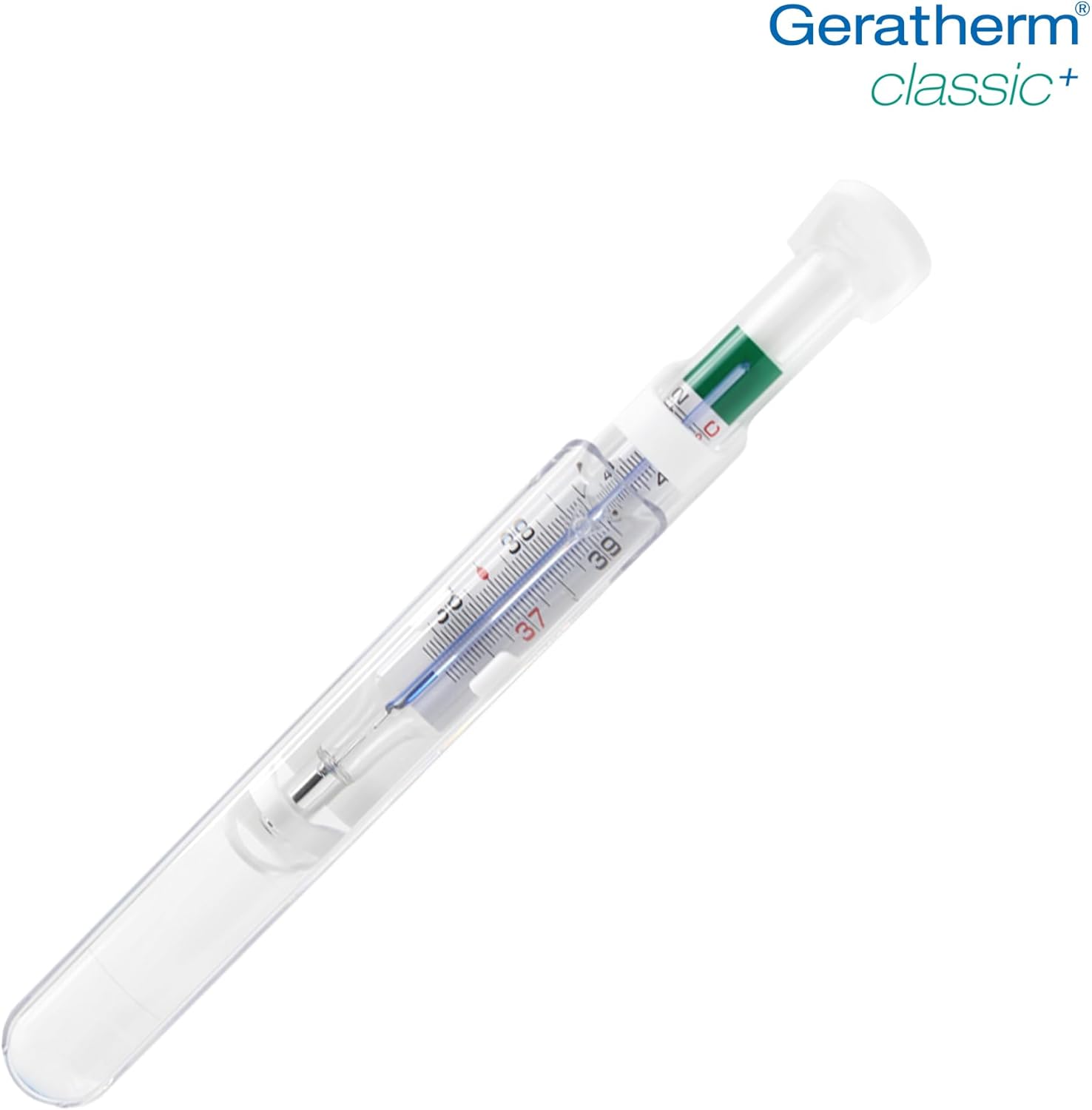 Analogue Thermometer, Geratherm Classic Xl. Easy To Read Measuring Results Thanks To Magnifying Case!