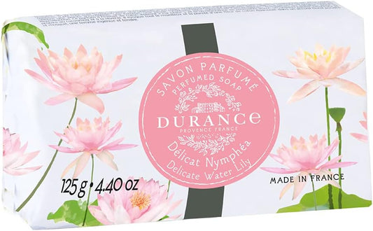 Durance Les Eternelles Delicate Water Lily Perfumed Soap Bar (125g) Enriched With Sweet Almond Oil | Creamy & Delicately Scented Lather For Normal & Sensitive Skin : Amazon.co.uk: Beauty