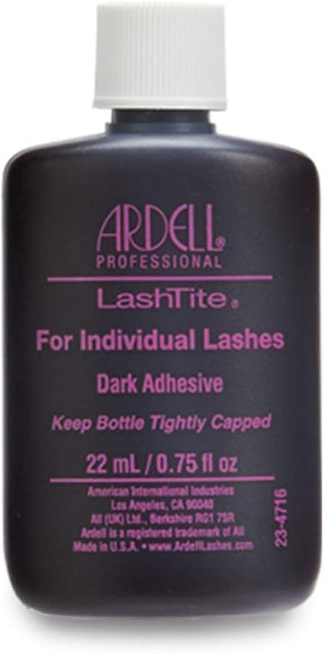 Ardell Professional Lashtite For Individual Eyelash Dark Adhesive 22Ml / 0.75 Fl.Oz