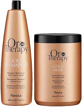 Oro Therapy Illuminating Mask Set 1000Ml With Free Shampoo 1000Ml