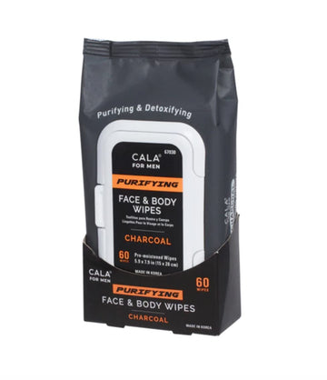 Purifying Face & Body Wipes: Charcoal (60 Sheets) : Beauty & Personal Care