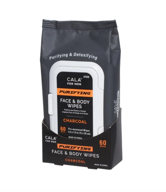 Purifying Face & Body Wipes: Charcoal (60 Sheets) : Beauty & Personal Care