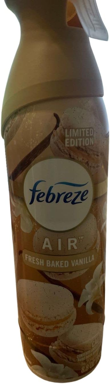 Febreze Limited Edition Fall Air Freshener Bundle - 1 each of Fresh Baked Vanilla, Apple Cider, and Pumpkin Patch, 8.8 Ounce (Pack of 3)
