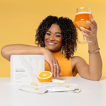 Younique Daily·You Liquid Collagen Shot | 30 Count | 5,000 Mg Marine Collagen | Tropical Flavor | Supports Hydrated, Radiant Skin : Health & Household