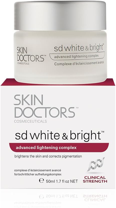 Skin Doctors Sd White & Bright, Even Skin Tone, Brighter Looking Skin, Visible Reduction In Pigmentation, Freckles, Age Spots & Surface Blemishes. Helps With Skin Firmness And Moisturisation - 50Ml
