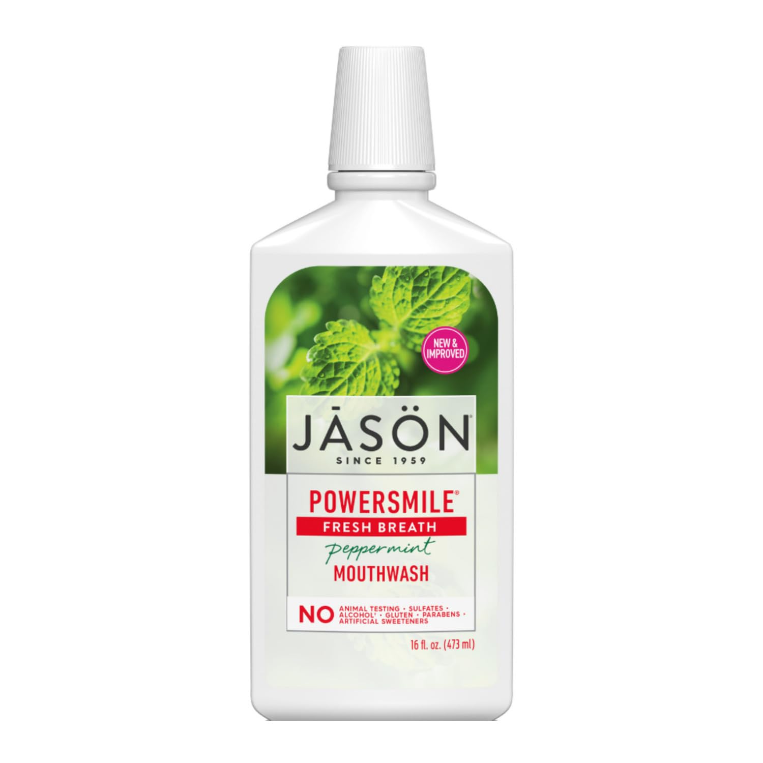 Jason Powersmile Mouthwash, Peppermint, 16 Fl Oz