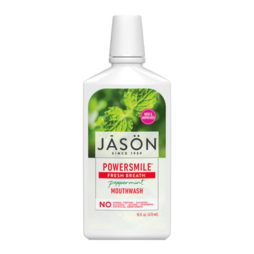 Jason Powersmile Mouthwash, Peppermint, 16 Fl Oz