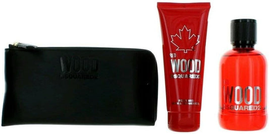 Red Wood By Dsquared2 Eau De Toilette Spray Gift Set