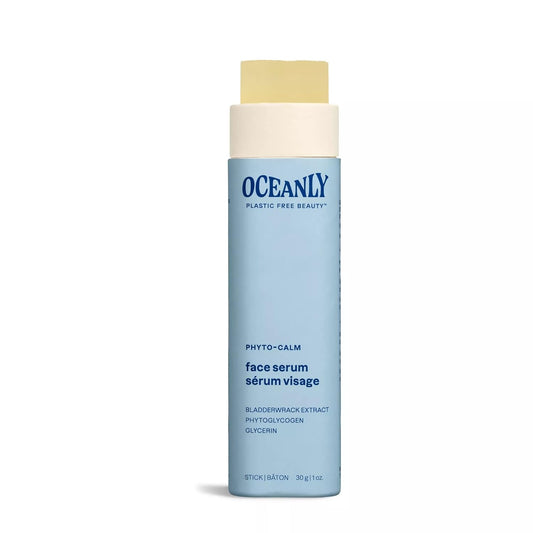 Attitude Oceanly Face Serum Stick, Ewg Verified, Plastic-Free, Plant And Mineral-Based Ingredients, Vegan And Cruelty-Free Beauty Products, Phyto Calm, Unscented, 1 Ounce