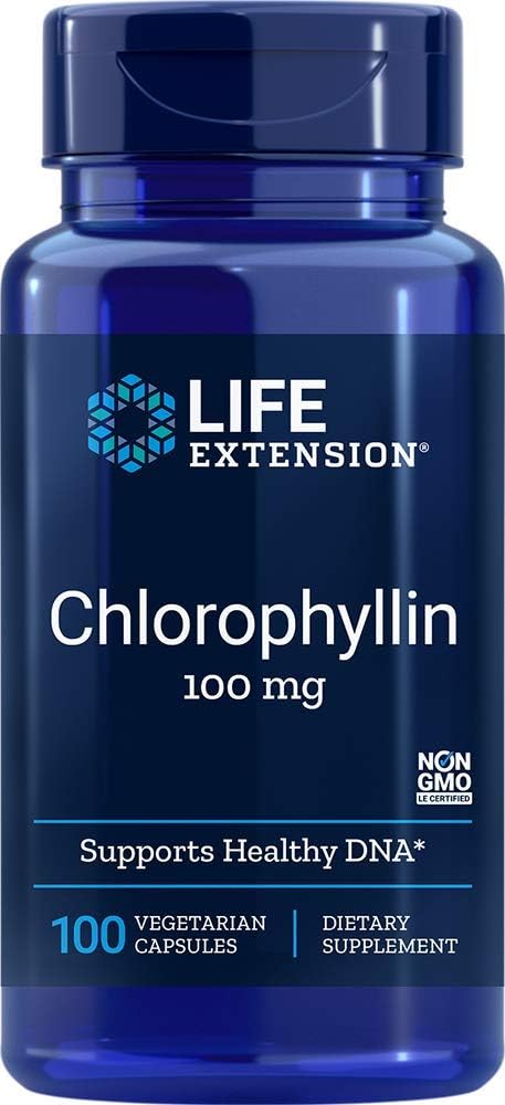 Life Extension - Chlorophyllin - 100 Mg - 100 Vcaps (Pack Of 3)