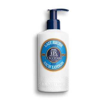 L'Occitane Moisturizing 15% Shea Butter Body Rich Lotion: Nourish And Comfort, Protect From Dryness, Sensitive-Skin And Family Friendly