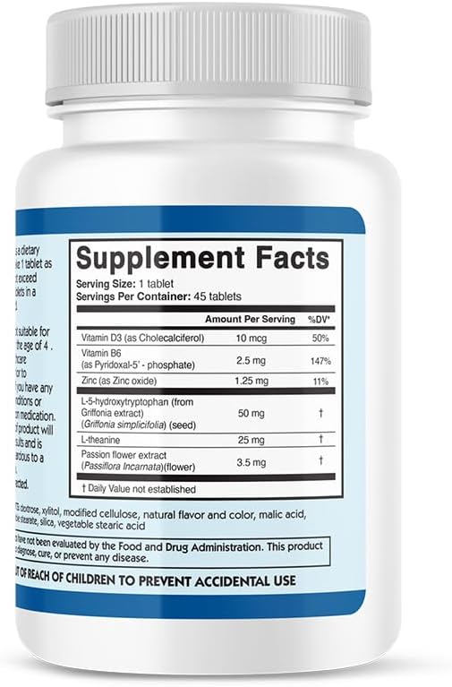 Zen Comfort For Kids, Organic Relaxation Support With 5-Htp, L-Theanine, Passionflower, Pediatrician Formulated, Vegan Gummies, Raspberry Flavor, 60 Real Fruit Chews