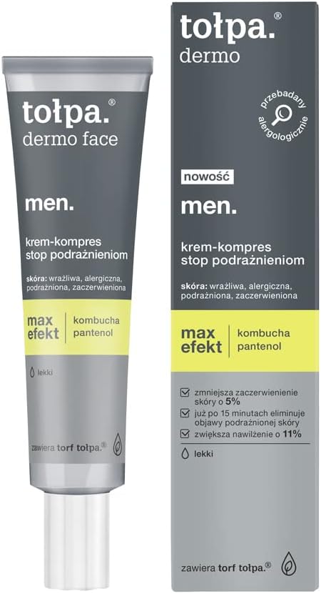 Tolpa Dermo Men Max Effect Cream-Compress Stop Irritations, 40 Ml