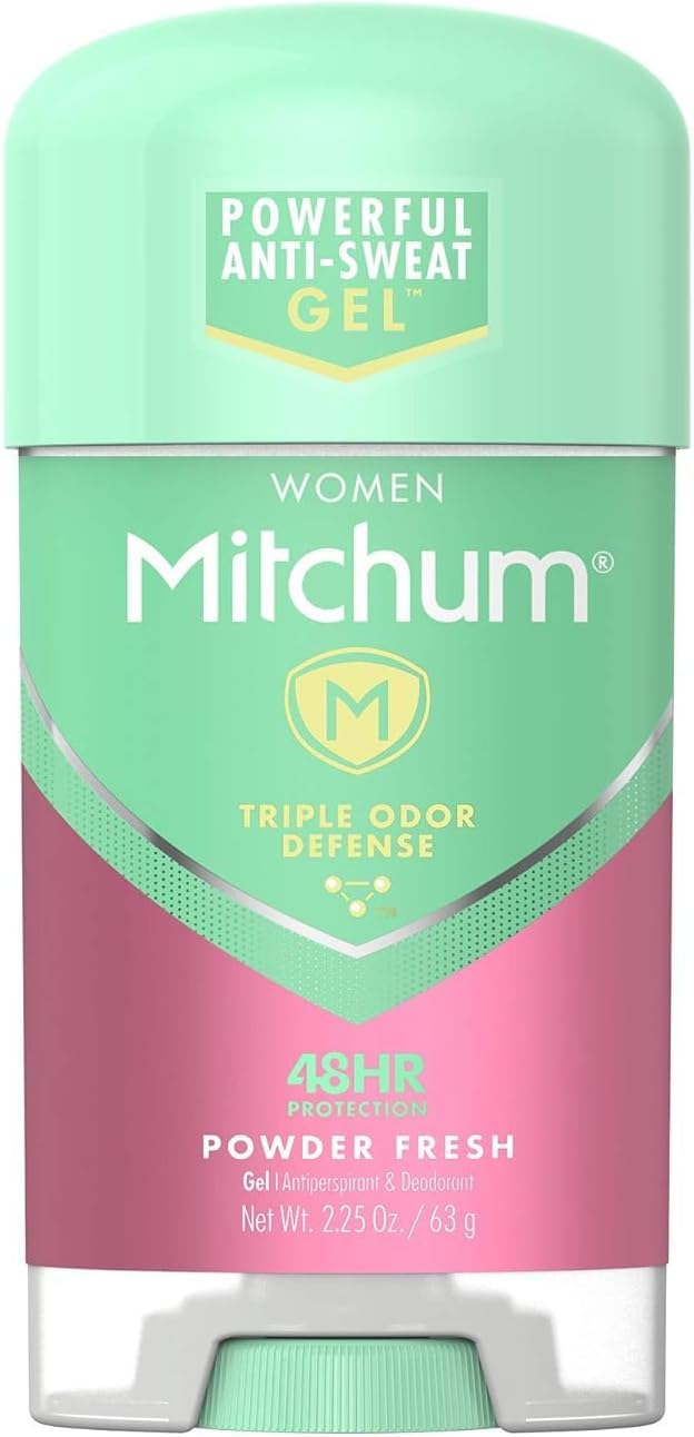 Mitchum Lady Gel Antiperspirant Deodorant, Powder Fresh, 2.25 Oz