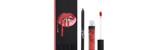 Kylie Cosmetics Matte Lip Kit Boss (Soft Cherry) : Beauty & Personal Care