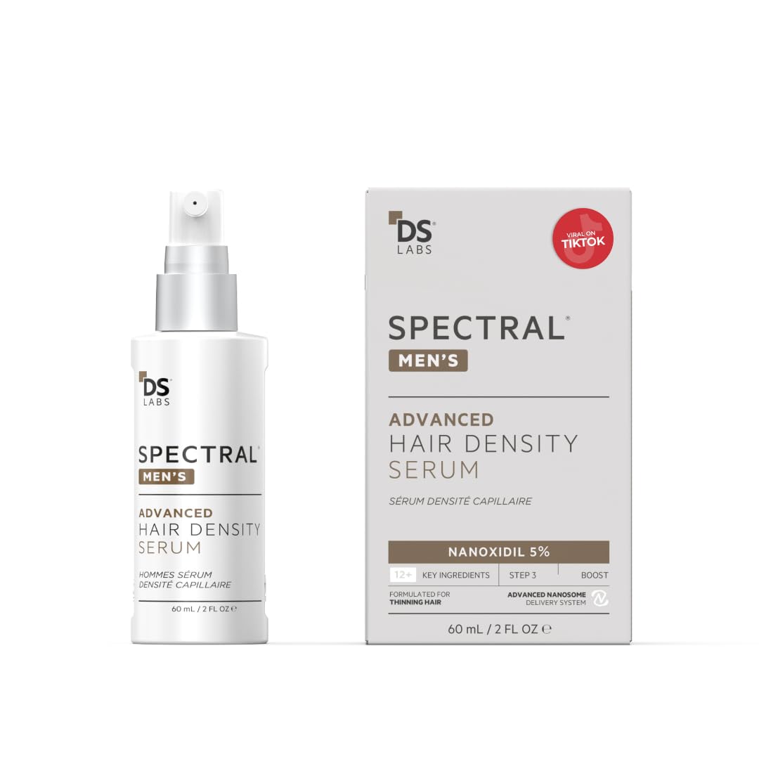 Ds Labs Revita Shampoo And Spectral Men'S Kit – High-Performance Hair Density Shampoo & Serum Bundle, Volumizing & Thickening, Fuller, Healthier-Looking Hair, Sulfate & Silicone Free, For Men
