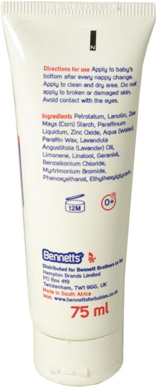 Bennetts Nappy Cream, 75 ml