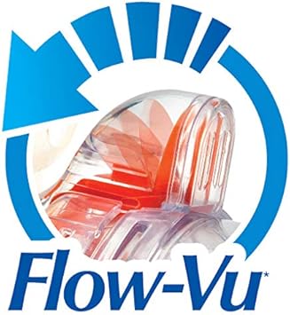Aerochamber Plus Flow-Vu Pediatric Spacer With Mask Small (0-18 Months) – Antistatic, Orange