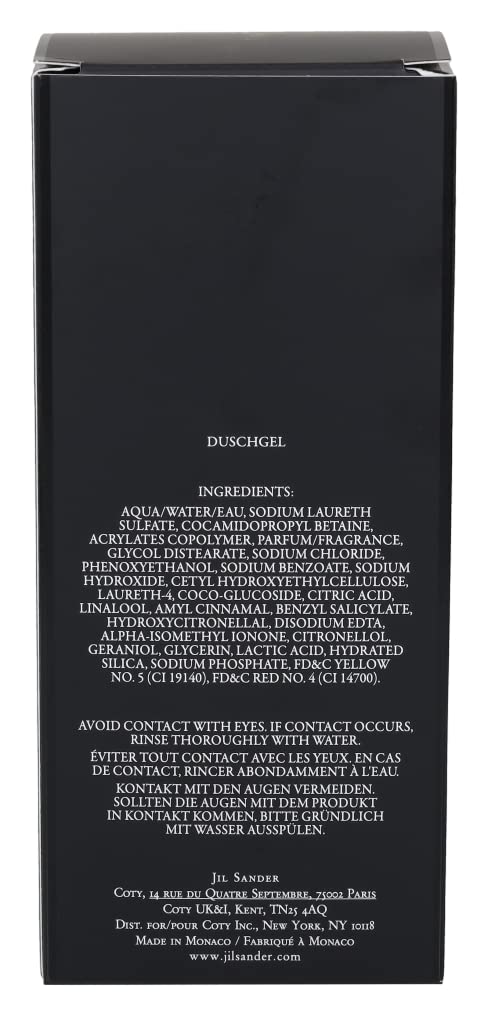 Jil Sander No. 4 By Jil Sander For Women 5.0 Oz Rich Shower Gel : Beauty & Personal Care