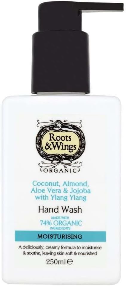 Roots & Wings Hand Wash Coconut, Aloe Vera, Almond & Jojoba 250Ml