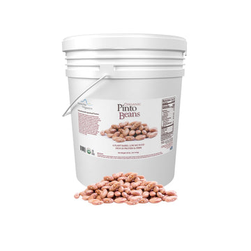 Mountain High Organics Certified Organic Pinto Beans 6-Gallon Bucket/40LB