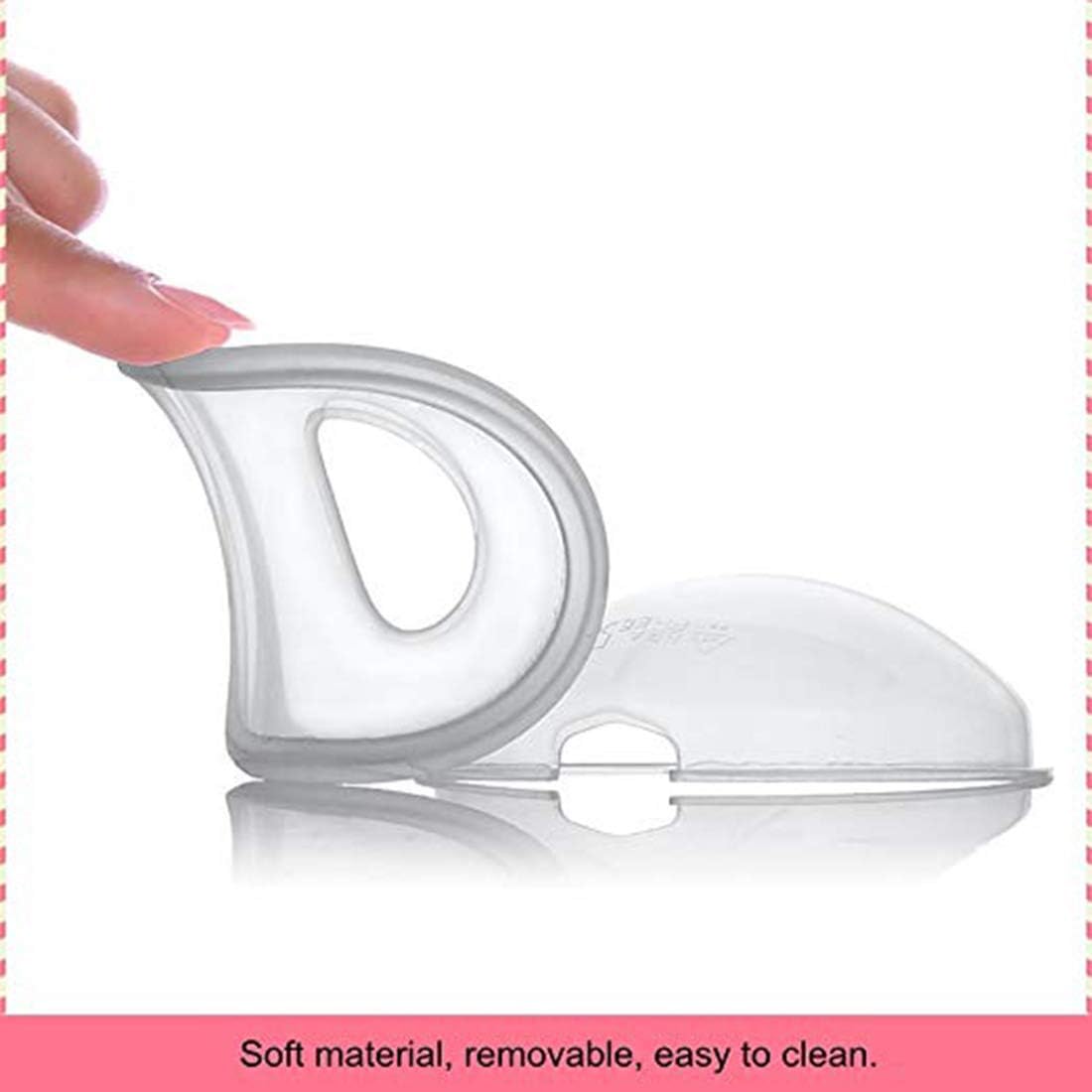 Breast Shells, Milk Saver, Nursing Cups, Nursing Moms to Ease Nipple Pain, BPA-Free and Reusable, Collect Breast Milk Leak (2 Pack) : Baby