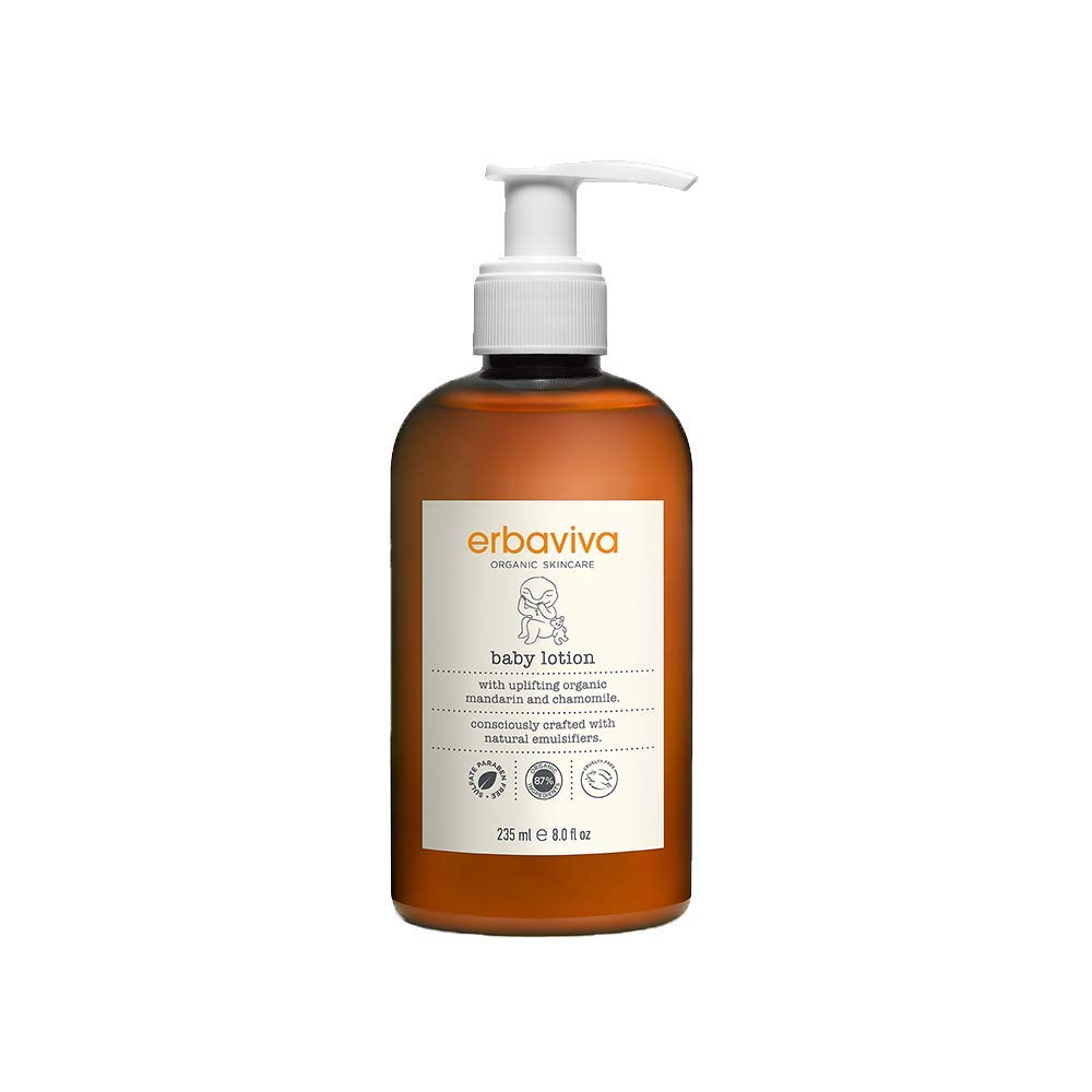 erbaviva Organic Baby Lotion, 8 Fl Oz