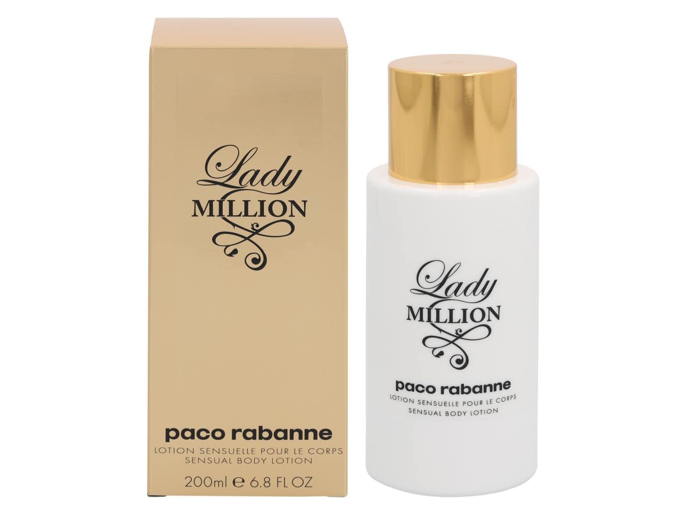 Paco Rabanne Lady Million Body Lotion For Women, 6.8 Fl Oz : One Million Women : Beauty & Personal Care