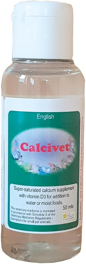 Garden Feathers Calcivet - 50ml - Liquid Calcium & D3 Supplement :Pet Supplies