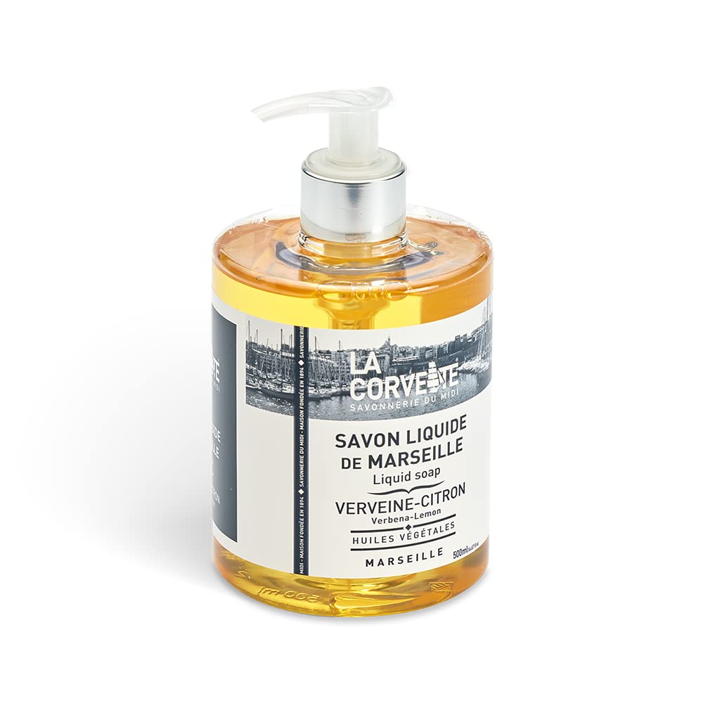 La Corvette Liquid Marseille Soap Verbena-Lemon 500 Ml : Beauty & Personal Care
