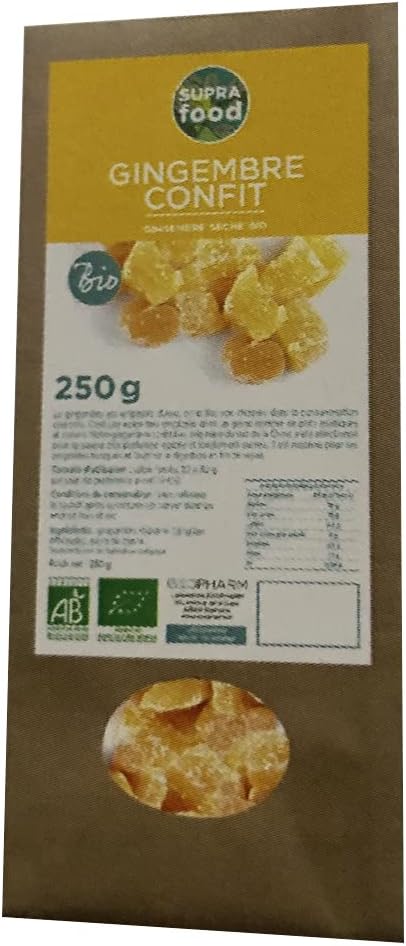 Exopharm Candied Ginger Organic 250G