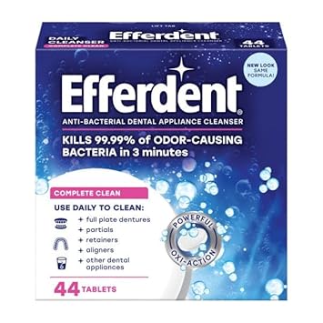 Efferdent Denture Cleanser Tablets 44 Count (Pack of 5)